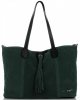 Bőr táska shopper bag Vittoria Gotti palackzöld V3076